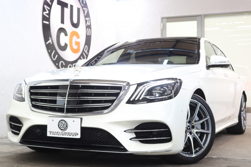 メルセデスベンツ Sクラス S450ﾛﾝｸﾞ AMGﾗｲﾝ+ ﾚｰﾀﾞｰｾｰﾌﾃｨPKG　ISG搭載 後期 ｷｰﾚｽｺﾞｰ 黒本革 ﾍﾞﾝﾁﾚｰﾀｰ ﾊﾟﾉﾗﾏSR ﾍｯﾄﾞｱｯﾌﾟD HDDﾅﾋﾞTV ｽﾏﾎ連携 ﾌﾞﾙﾒｽﾀｰ 360ｶﾒﾗ PTS LEDﾗｲﾄ ﾊﾝｽﾞﾌﾘｰA AMGｴｱﾛ&20AW ｸﾛｰｼﾞﾝｸﾞSP ｴｱｻｽ 9AT　2年保証