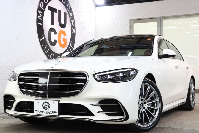 メルセデスベンツ Sクラス S500 4MATIC AMGﾗｲﾝ ﾚｻﾞｰｴｸｽｸﾙｰｼﾌﾞ&ﾚｰﾀﾞｰｾｰﾌﾃｨPKG　ISG搭載 ｷｰﾚｽｺﾞｰ 茶本革 ﾍﾞﾝﾁﾚｰﾀｰ ﾊﾟﾉﾗﾏSR ﾍｯﾄﾞｱｯﾌﾟD MBUXﾅﾋﾞTV ｽﾏﾎ連携 ﾌﾞﾙﾒｽﾀｰ 360ｶﾒﾗ PTS LEDﾗｲﾄ ﾊﾝｽﾞﾌﾘｰA AMGｴｱﾛ&20AW ﾜｲﾔﾚｽ充電 9AT　2年保証