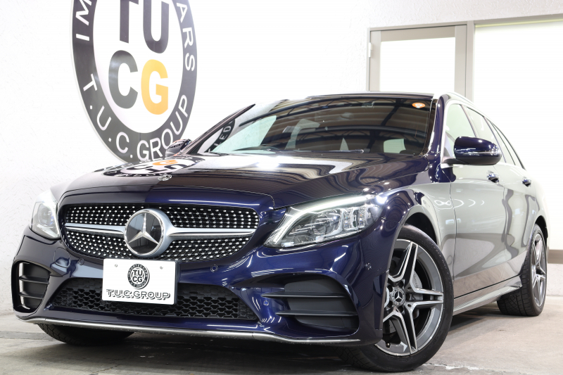 メルセデスベンツ Cクラス C220dｽﾃｰｼｮﾝﾜｺﾞﾝ AVG AMGﾗｲﾝ ﾚｻﾞｰｴｸｽｸﾙｰｼﾌﾞ&ﾚｰﾀﾞｰｾｰﾌﾃｨPKG　後期 ｷｰﾚｽｺﾞｰ 黒本革 ﾍｯﾄﾞｱｯﾌﾟD HDDﾅﾋﾞTV ｽﾏﾎ連携 ﾌﾞﾙﾒｽﾀｰ ﾊﾞｯｸｶﾒﾗ PTS LEDﾗｲﾄ ﾊﾝｽﾞﾌﾘｰA AMGｴｱﾛ&18AW ｴｱｻｽ 9AT 希少色ｶﾊﾞﾝｻｲﾄﾌﾞﾙｰ　2年保証