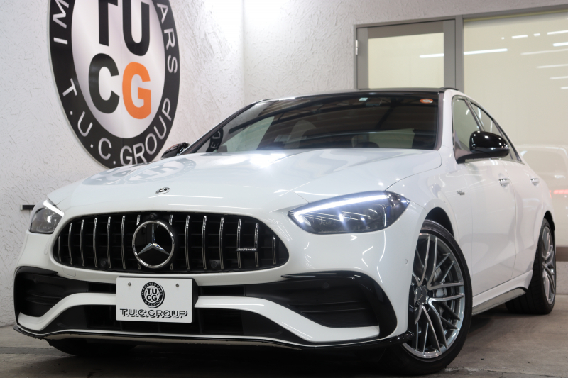 AMG Cクラス C43 4MATIC AMGﾅｲﾄ&ﾚｰﾀﾞｰｾｰﾌﾃｨPKG　BSG搭載 MEｺﾈｸﾄ ｷｰﾚｽｺﾞｰ 黒本革 ﾍﾞﾝﾁﾚｰﾀｰ ﾊﾟﾉﾗﾏSR ﾍｯﾄﾞｱｯﾌﾟD MBUXﾅﾋﾞTV&ARﾅﾋﾞ ｽﾏﾎ連携 ﾌﾞﾙﾒｽﾀｰ 360ｶﾒﾗ PTS LEDﾗｲﾄ 自動ﾄﾗﾝｸ AMG専用装備&ﾁｭｰﾆﾝｸﾞ 9AT　2年保証