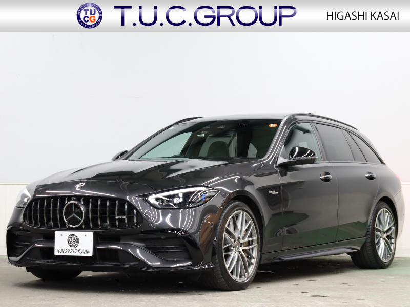 AMG Cクラス C43 4MATIC ｽﾃｰｼｮﾝﾜｺﾞﾝ ﾚｰﾀﾞｰ&ﾅｲﾄPKG　 BSG搭載 現行ﾓﾃﾞﾙ 1ｵｰﾅｰ 黒革 ﾍﾞﾝﾁﾚｰﾀｰ ﾊﾟﾉﾗﾏSR 純正ﾅﾋﾞ ﾌﾞﾙﾒｽﾀｰS HUD Carplay 360ｶﾒﾗ AMGｻｽﾍﾟﾝｼｮﾝ AMGﾘｱﾙﾊﾟﾌｫｰﾏﾝｽｻｳﾝﾄﾞ AMGｴｱﾛ&19ｲﾝﾁAW　2年保証付