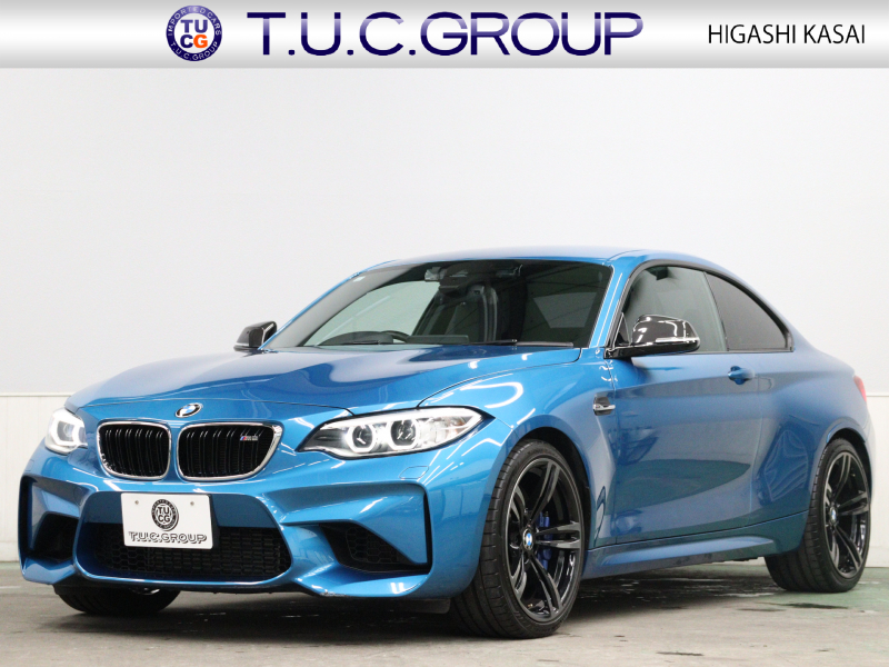 BMW Mシリーズ M2 3.0 6速MT　ｲﾝﾃﾘｼﾞｪﾝﾄｾｰﾌﾃｨ 車線逸脱防止 衝突警告/歩行者警告 黒革 純正HDDﾅﾋﾞ BTｵｰﾃﾞｨｵ&TEL Bｶﾒﾗ Mｴｱﾛ&19ｲﾝﾁAW ｶｰﾎﾞﾝｲﾝﾃﾘｱ　2年保証付