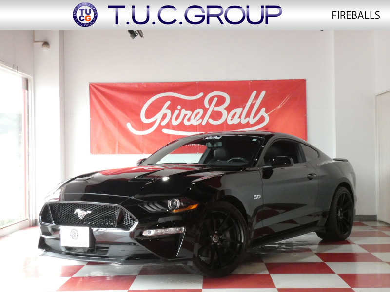 フォード マスタング GTﾌﾟﾚﾐｱﾑ    2018年ﾓﾃﾞﾙ 401A 黒革 HRE20AW  AppleCarPlay　2年保証