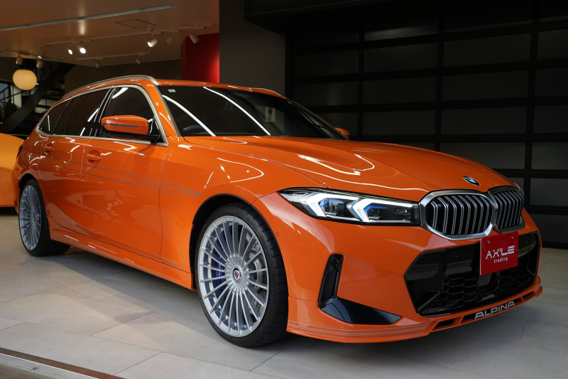 アルピナ D3 Sツーリング　D車　特別カラーファイヤーオレンジ　パノラマサンルーフ　フルレザーメリノ　オプション460万円　高性能ブレーキディスク