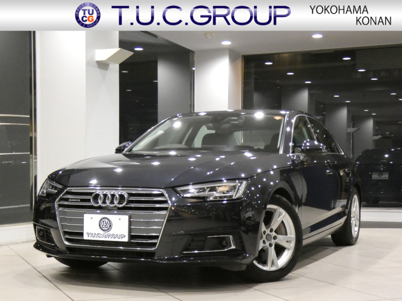 アウディ A4 A4 2.0TFSIｸﾜﾄﾛ ﾗｸﾞｼﾞｭｱﾘｰ&ｱｼｽﾀﾝｽPKG　ADVｷｰ 追ACC ﾚｰﾝ&ｻｲﾄﾞｱｼｽﾄ 黒革 ﾋｰﾀｰ MMIﾅﾋﾞ ﾊﾞｰﾁｬﾙCP 全周囲ｶﾒﾗ PDC ☆ﾏﾄﾘｸｽLED LEDｲﾝﾃﾘｱﾗｲﾄ　2年保証