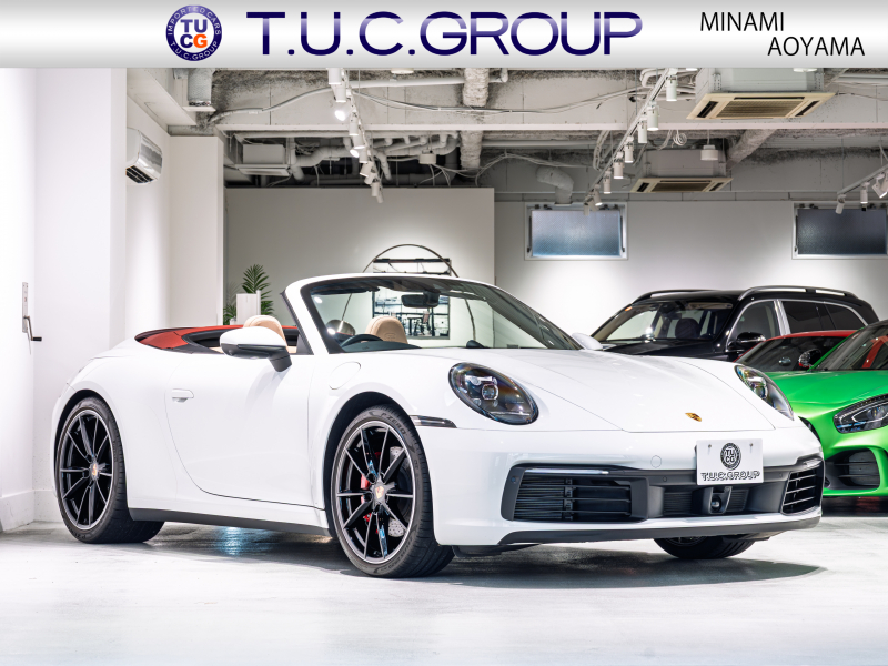 ポルシェ 911(Type992) ｶﾚﾗS ｶﾌﾞﾘｵﾚ　正規D車 ｴﾝﾄﾘｰD ﾍﾞｰｼﾞｭﾚｻﾞｰ 14wayｱﾀﾞﾌﾟﾃｨﾌﾞｼｰﾄ ﾍﾞﾝﾁﾚｰｼｮﾝ 純正PCM ACC ﾚｰﾝﾁｪﾝｼﾞA ｽﾎﾟｰﾂｴｷｿﾞｰｽﾄ 20&21ｲﾝﾁAW