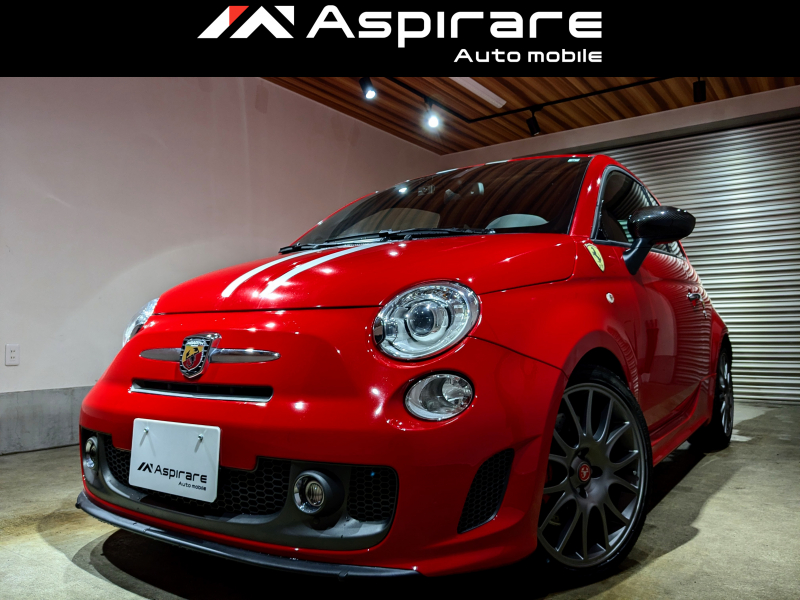 アバルト 695 トリブートフェラーリ　世界限定1696台　アバルトコルサbyサベルトシート　レコードモンツァマフラー　カーボンインテリア　正規D車