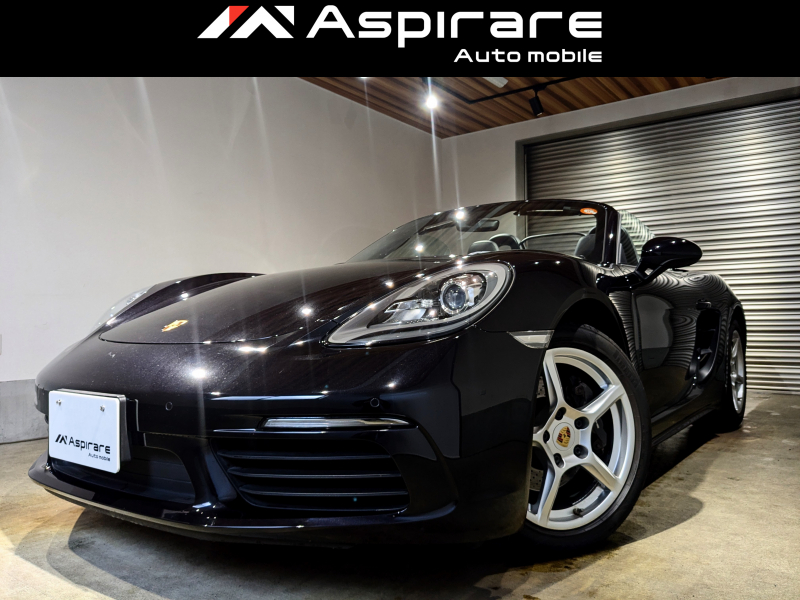 ポルシェ 718 ボクスター 2.0PDK レザーパッケージ　レッドコンビレザー　PCMカーナビ　Bカメラ＋パークアシスト　スポーツテールパイプ　キセノンヘッドライト