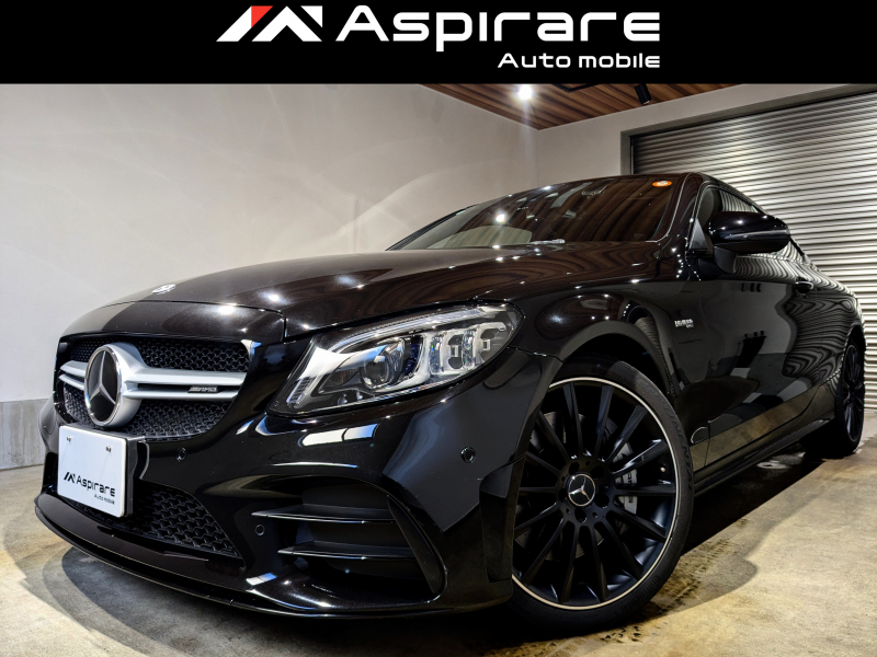 AMG Cクラス C43 4マチッククーペ　 後期モデル　レザーエクスクルーシブ　パノラマサンルーフ　クランベリーレッドレザー　エアバランスPKG　ブルメスターサウンド　アクティブクルーズコントロール