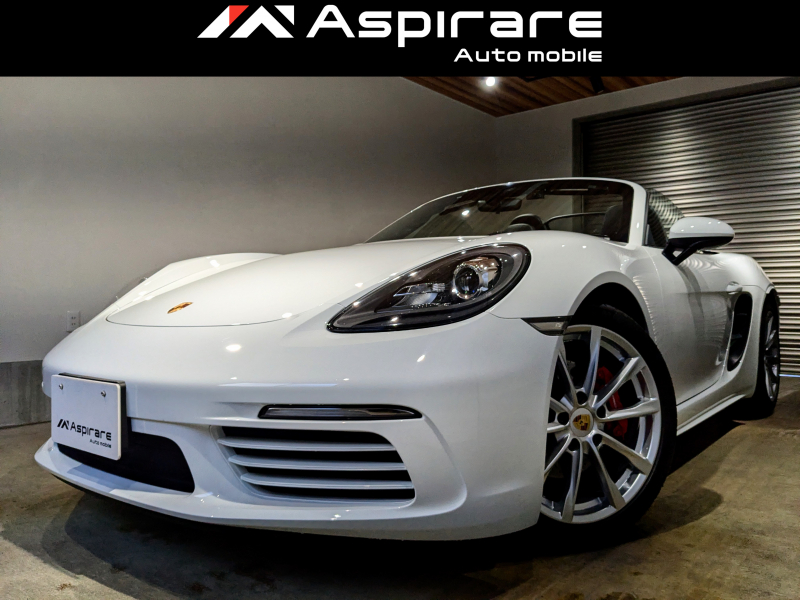 ポルシェ 718 ボクスター 2.0PDK  スポーツクロノPKG　19インチアルミホイル　スポーツテールパイプ　シートヒーター　PCMカーナビゲーションシステム　電格ミラー