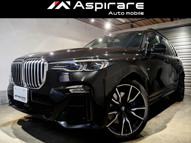 BMW X7 xDrive 35d Mスポーツ　スカイラウンジパノラマサンルーフ　エクステンドブラックメリノレザー　22インチアロイホイール　2列目コンフォートシート　ベンチレーション　HUD