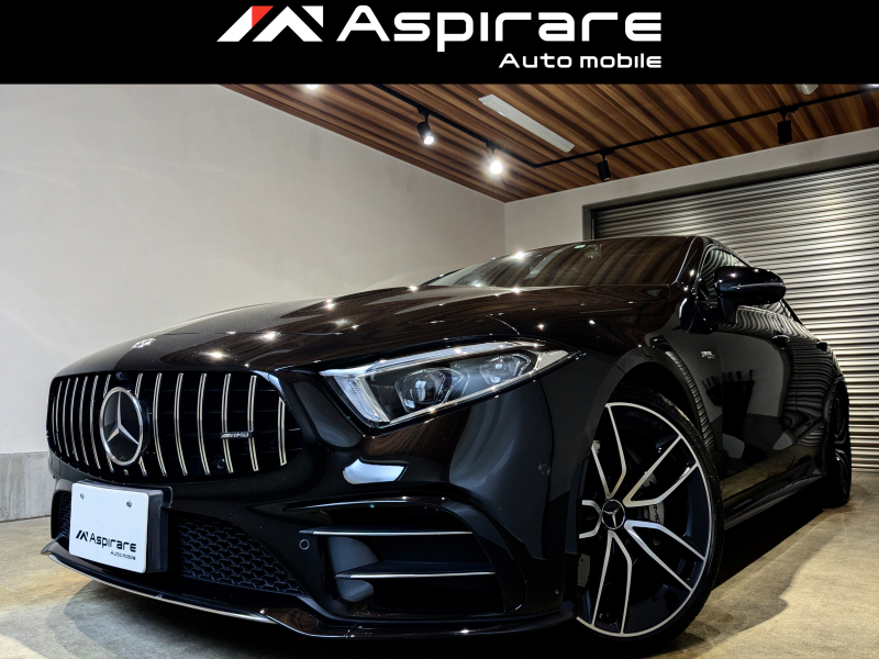 AMG CLSクラス CLS53 4マチック プラス ISG　AMGパワードームボンネット　パナメリカーナグリル　レッドレザーシート　シートベンチレーション　Burmesterサウンド　ナビTV　全方位カメラ　CarPlay対応