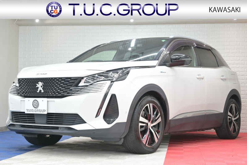 プジョー 3008 GT HYBRID4　ACC Pｽﾀ ECO ﾊｰﾌ革 ﾏｯｻｰｼﾞ機能 ﾊﾟﾉﾗﾏR ﾅﾋﾞTV 8ｲﾝﾁﾀｯﾁｽｸﾘｰﾝ AppleCarPlay 自動ﾃｰﾙｹﾞｰﾄ BSM LKA 純正18ｲﾝﾁAW　2年保証付