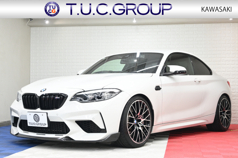 BMW Mシリーズ M2 ｺﾝﾍﾟﾃｨｼｮﾝ　正規D車 後期LCI ｺﾝﾌｫｰﾄA ｲﾝﾃﾘｼﾞｪﾝﾄS 黒革 純正iDriveﾅﾋﾞ harman/kardon 19ｲﾝﾁAW Mﾊﾟﾌｫｰﾏﾝｽﾊﾟｰﾂ KW車高調　2年保証付