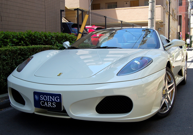 フェラーリ F430スパイダー F1 正規ディーラー車 チャレンジグリル ･カーボンパーツ多数