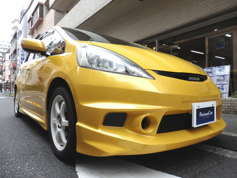 ホンダ フィット 1.5RS 5MT MUGEN CustomMade Premium-YellowPearl FullAERO Built-inGarage