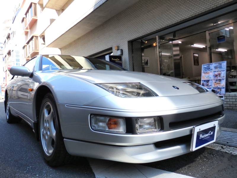 日産 フェアレディZ GZ32 300ZX 2by2 T-BarRoof 3.0 4AT SilverMetallic fullnormal FullAERO Built-inGarage