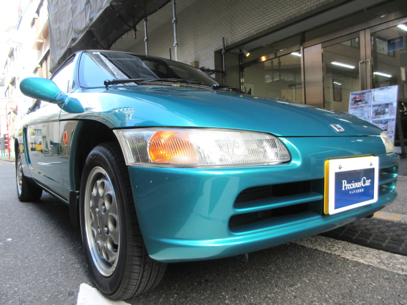 ホンダ ビート 660 Version-F AZtecs-GreenPearl 5MT PGM-F1 MTREC Full-Normal Built-inGarage