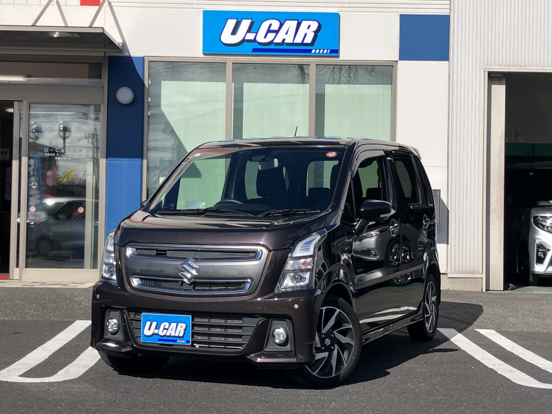 スズキ ワゴンR スティングレー 25周年記念車 HYBRID Xリミテッド 全方位モニター用カメラパッケージ装着車　純正ナビ・ETC・ヘッドアップディスプレイ・障害物センサー・衝突軽減ブレーキ・禁煙車