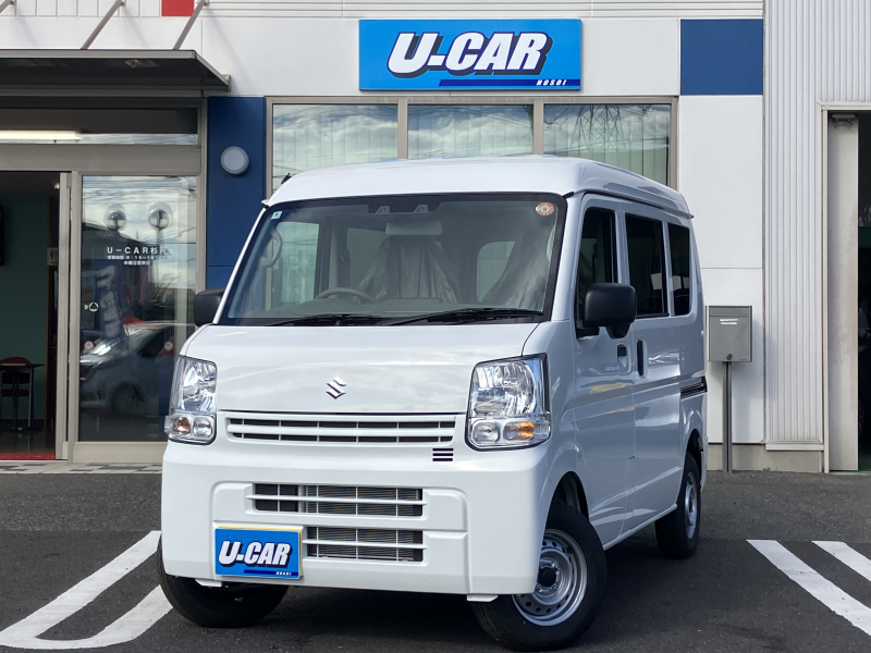 スズキ エブリィ PAリミテッド　届出済未使用車・エアコン・パワーウィンドウ・ラジオ・オートライト・衝突軽減ブレーキ・パーキングセンサー・キーレス・アイドリングストップ