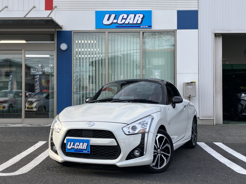 ダイハツ コペン ローブ　純正ナビ・バックカメラ・シートヒーター・アイドリングストップ・ETC・ドライブレコーダー・横滑り防止・エクスプレイ用アルミホイール・ターボ