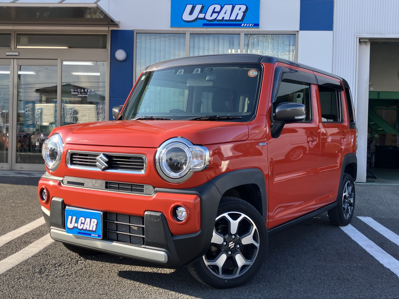 スズキ ハスラー ハイブリッドX　ナビTV・バックカメラ・ETC・前後ドラレコ・LED・シートヒーター・衝突軽減ブレーキ・禁煙車