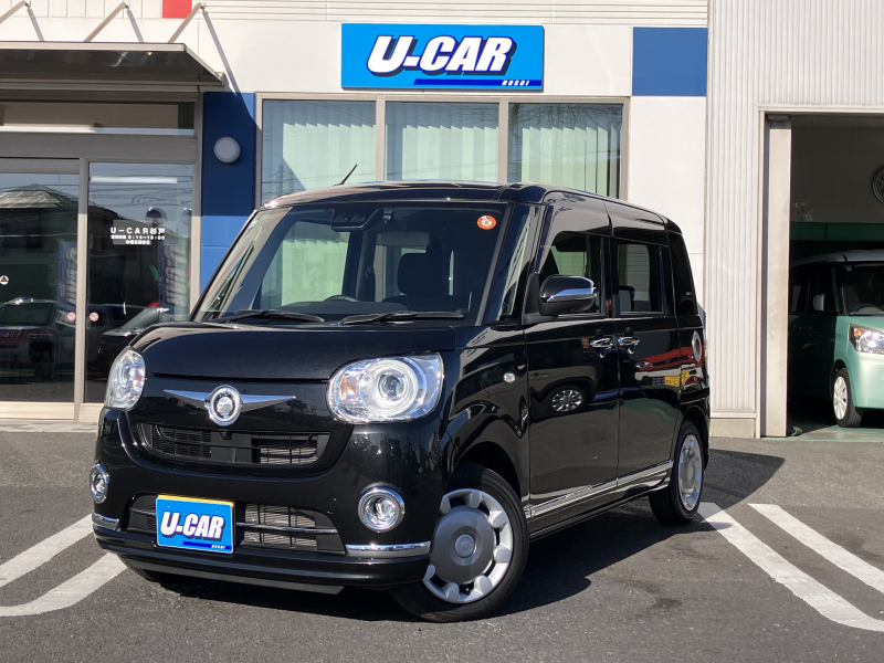 ダイハツ ムーブキャンバス GブラックインテリアリミテッドSA3　ワンオーナー・ナビ・全方位カメラ・ドラレコ・ETC・両側パワスラ・LEDライト・フルセグTV・衝突軽減ブレーキ・禁煙車