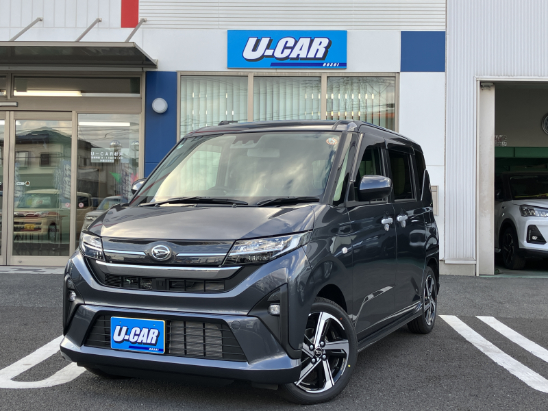 ダイハツ ムーヴ RS　社外ナビ・Bカメラ・両側パワスラ・クルコン・アイドリングストップ・衝突軽減システム・LEDオートライト・横滑り防止・Pセンサー・ターボ・禁煙車