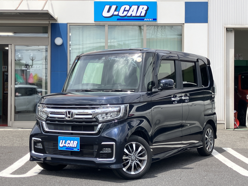 ホンダ N-BOX カスタムL　ナビ・Bカメラ・パワスラ・前後ドラレコ・ETC・クルコン・シートヒーター・LED・衝突軽減・障害物センサー・禁煙車