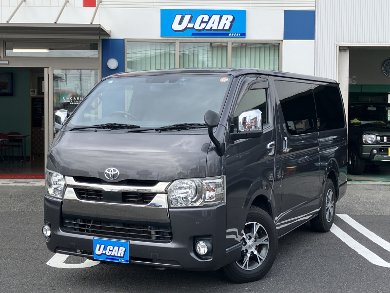 トヨタ ハイエースバン スーパーGLダークプライムⅡ　ナビ・バックカメラ・両側パワスラ・ドラレコ・ETC2.0