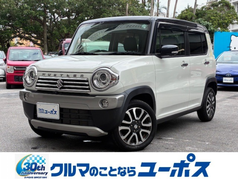 スズキ ハスラー JブラックインテリアパッケージOP5年保証対象車　8インチナビ　全方位モニター　レーダーブレーキ