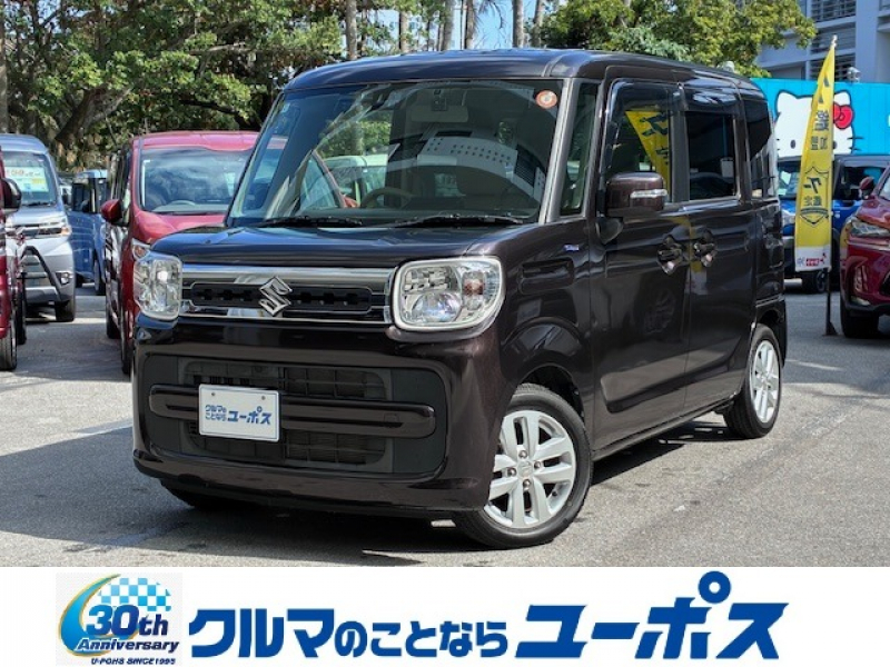 スズキ スペーシア ハイブリッドX　OP5年保証対象車　両側パワースライドドア　LEDヘッドライト　クリアランスソナー　セーフティサポート