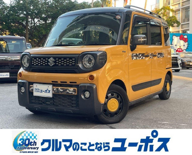 スズキ スペーシアギア ハイブリッドXZ　OP5年保証対象車　純正ナビ　両側パワースライドドア　ETC　クリアランスソナー