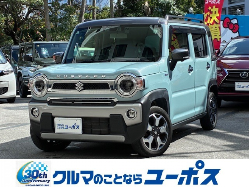 スズキ ハスラー Jスタイル　OP10年保証対象車　全方位モニター　純正ナビ　ルーフレール　前後ドライブレコーダー　ETC