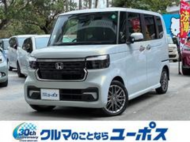 ホンダ N-BOX カスタム　ターボ　OP10年保証対象車　走行9525km！　純正ナビ　バックカメラ　ETC　両側パワスラ
