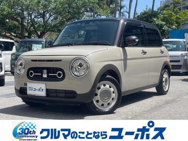 スズキ アルトラパン LC X　OP10年保証対象車　セーフティーサポート　ブラウンルーフ　純正8インチナビ　360カメラ　