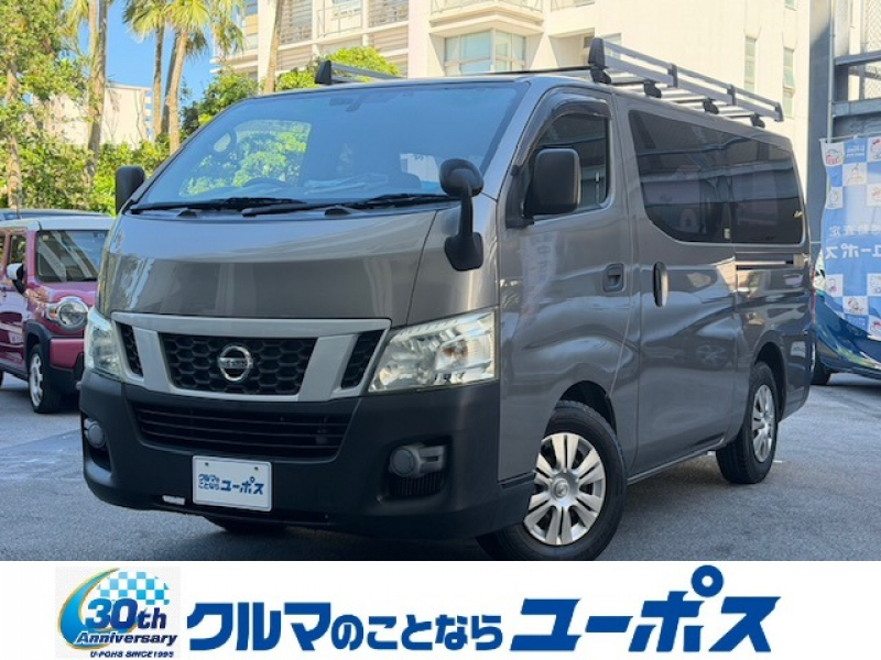 日産 NV350キャラバン DXロング　OP1年保証対象車　バックカメラ　ルーフキャリア　フルセグTV　ETC　前後ドライブレコーダー　純正ナビ