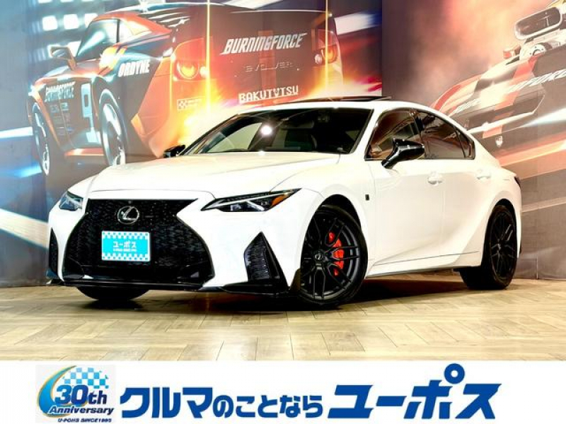 レクサス IS IS300　FスポーツモードブラックIII サンルーフ　メーカーオプションブレーキキャリパー　BBS製純正19インチ鍛造ホイール　純正ナビ（フルセグ／Bluetooth／USB／AUX／CD）　ドライブレコーダー　ベンチレーションシート　ETC
