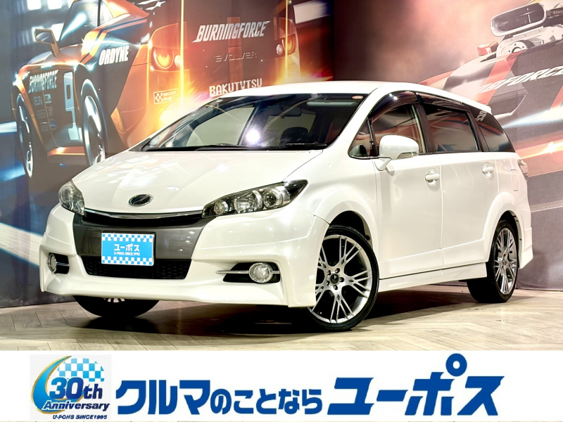 トヨタ ウィッシュ Z　モデリスタ18インチアルミ　6人乗り　KENWOODナビ（Bluetooth/フルセグ/DVD/USB/HDMI）　クルーズコントロール　オートライト　バックモニター