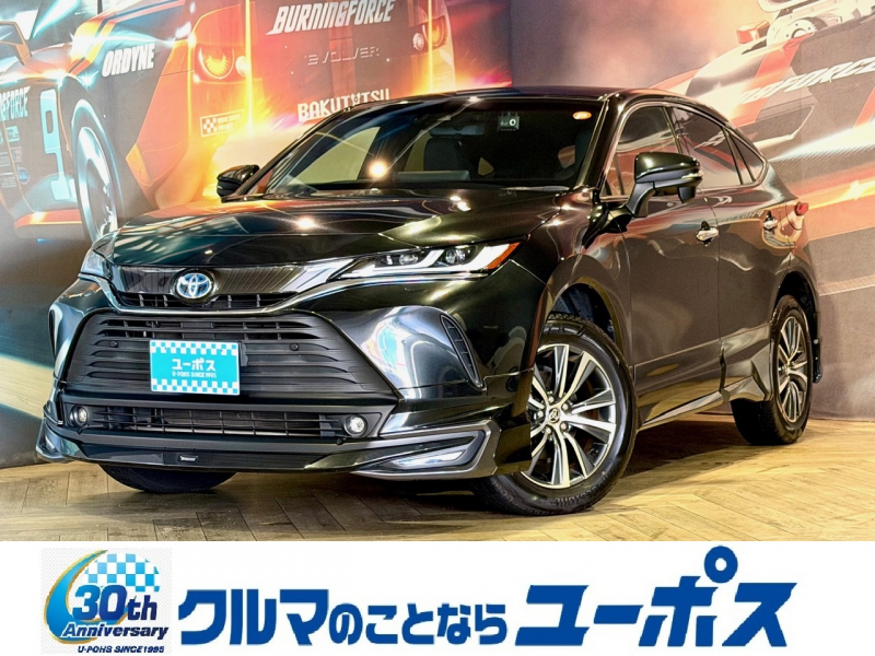 トヨタ ハリアー ハイブリッド G　OP10年保証対象　モデリスタエアロ　ワンオーナー　純正ナビ　ドラレコ前後　パワーバックドア　ハーフレザー　BSM