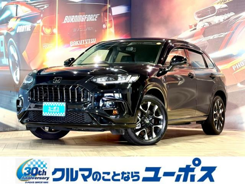 ホンダ ZR-V e：HEV　Z　レザーシート　BOSEサラウンド　OP10年保証対象　純正9インチナビ（フルセグ／Bluetooth／Apple　CarPlay／Android　Auto／USB）　全方位カメラ　ドラレコ　ETC
