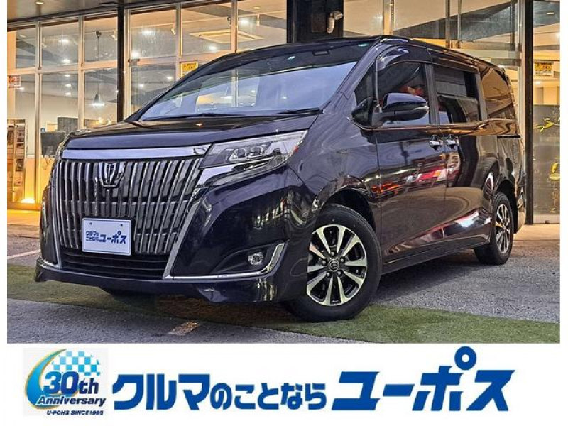 トヨタ エスクァイア OP10年保証対象車　純正9インチSDナビ　ブラックレザーシート　オートLEDヘッドライト