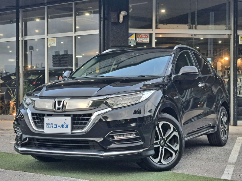ホンダ ヴェゼル ハイブリッドZホンダセンシング　OP5年保証対象車　純正ナビ　ハーフレザーシート　電動パーキング　レーダークルコン　バックカメラ