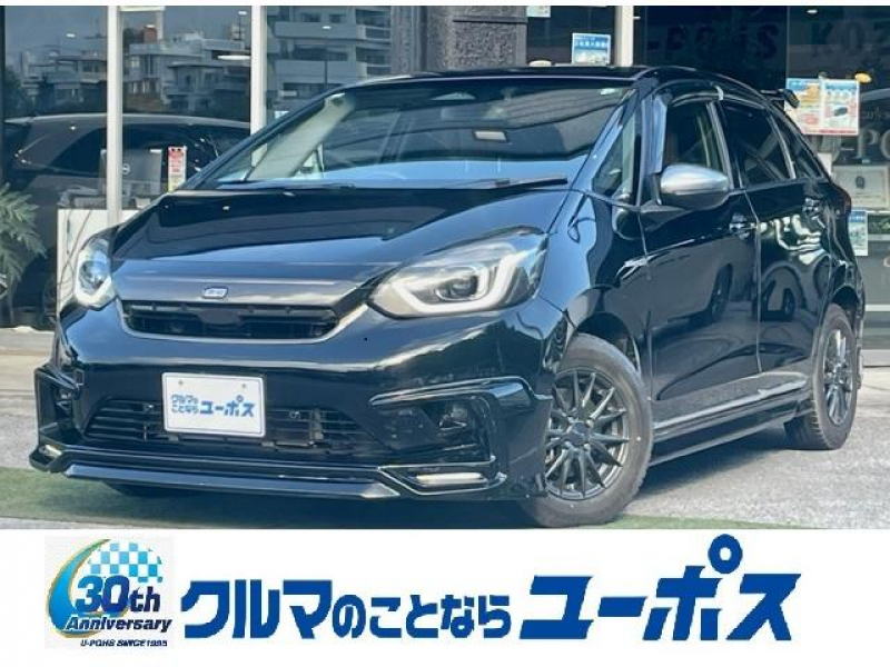 ホンダ フィット ハイブリッド　eHEVリュクス　OP10年保証対象車　無限エアロ　ドラレコ前後　ハーフレザー　純正ナビ　オートLEDヘッドライト