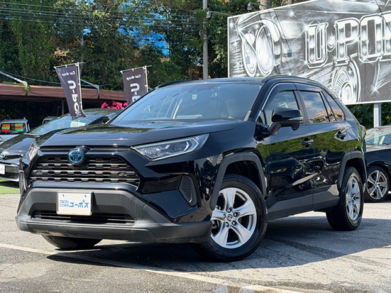 トヨタ RAV4 ハイブリッドX　OP10年保証対象車　ドラレコ前後　純正SDナビ　デジタルミラー　オートLEDヘッドライト　ETC