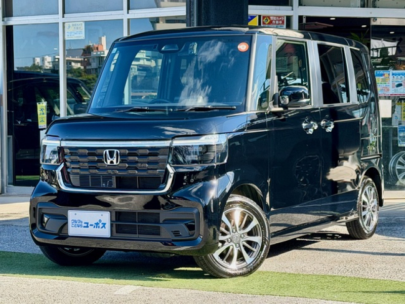 ホンダ N-BOX カスタム　ベース　OP10年保証対象車　レンタUP　禁煙車　ドラレコ　両側パワスラ　純正SDナビ　電動パーキング
