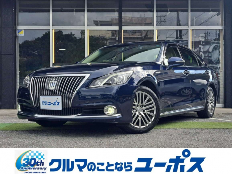 トヨタ クラウンマジェスタ ベースグレード　OP5年保証対象車　純正ナビ　純正17インチアルミ　コーナーセンサー　パワーシート　バックカメラ　