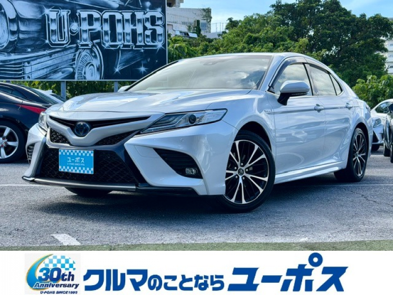 トヨタ カムリ ハイブリッドWS　OP10年保証対象車　クルコン　オートLEDヘッドライト　パワーシート　パドルシフト　HUD　ETC