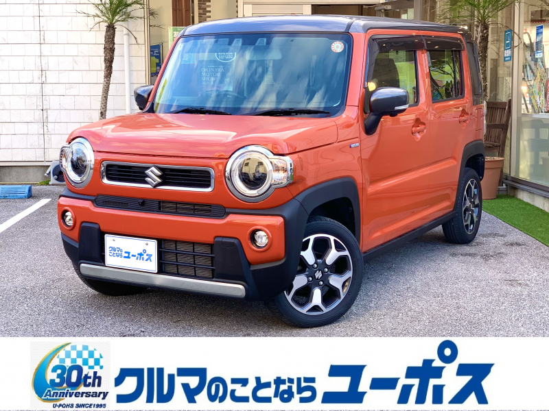 スズキ ハスラー ハイブリッドX　OP5年保証対象車　衝突被害軽減ブレーキ　全方位カメラ　純正ナビ　ETC　コーナーセンサー　LEDヘッドライト　フォグライト　オートライト　オートハイビーム　ウインカーミラー（オート）　シートヒーター