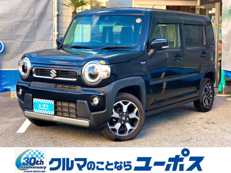 スズキ ハスラー ハイブリッドX　OP5年保証対象車　ドライブレコーダー　コーナーセンサー　シートヒーター　ETC車載器　スズキセーフティー　LEDヘッドライト　フォグライト　パナソニックナビ　純正15インチアルミホイール　オートハイビーム